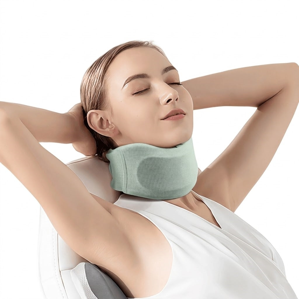 Soft Cervical Neck Support Collar - Breathable Foam Neck Brace