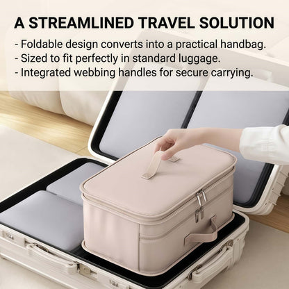 5-Tier Foldable Hanging Travel Packing Organizer | Portable Luggage Packing Cube & Closet System