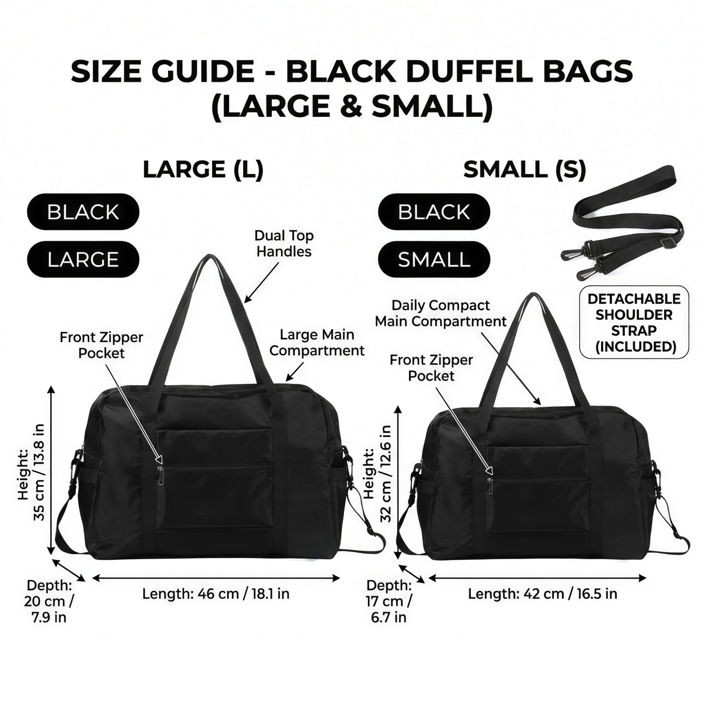 Lightweight Ripstop Weekender Travel Duffel Bag with Luggage Sleeve