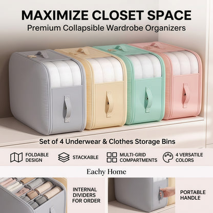 Multi-Layer Compressible Fabric Storage Bag with Air Valve and Window for Blankets Quilts, Multiple Sizes