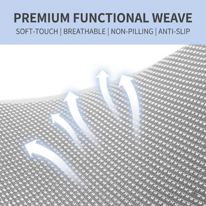 Ergonomic U-Shaped Memory Foam Travel Neck Pillow with Cooling Mesh and Carrying Case