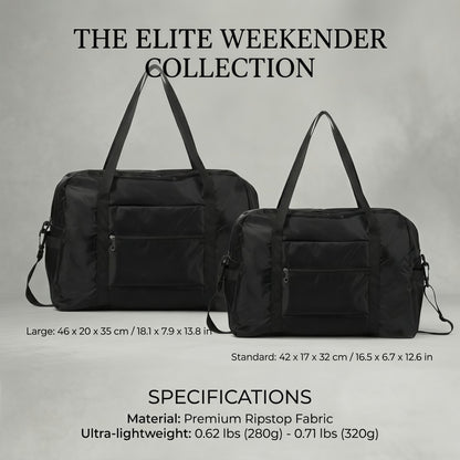 Lightweight Ripstop Weekender Travel Duffel Bag with Luggage Sleeve