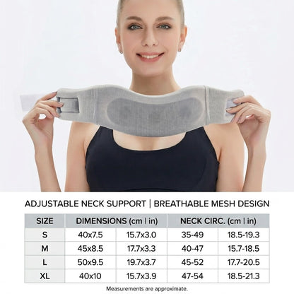 Soft Cervical Neck Support Collar - Breathable Foam Neck Brace