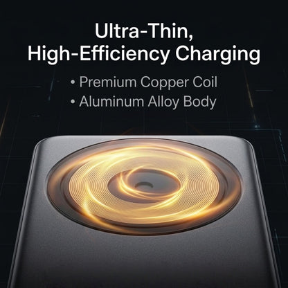 Ultra-Slim Magnetic Wireless Power Bank 15W Fast Charging PD 20W with Smart LED Display & Dual Input/Output Ports